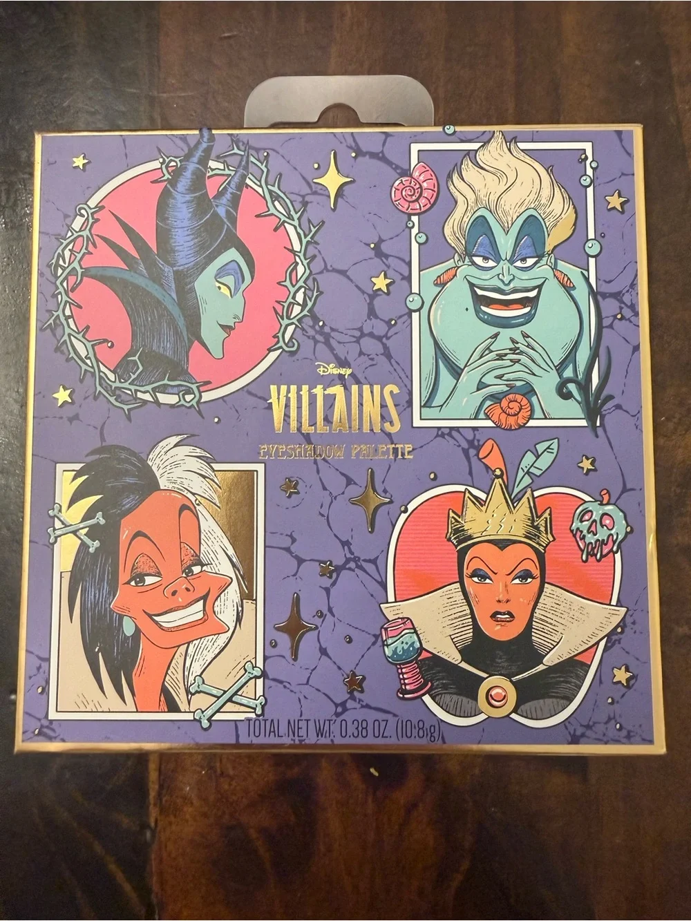 Disney Villains Eyeshadow Palette — Purple & Teal Artwork
